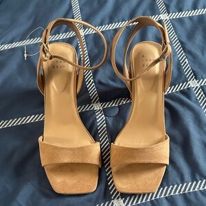 A New Day Women's Brown Heeled Sandals